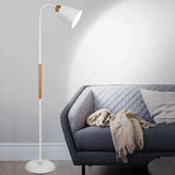 Asymmetrical Simple Double Head Bedroom Lamp Floor