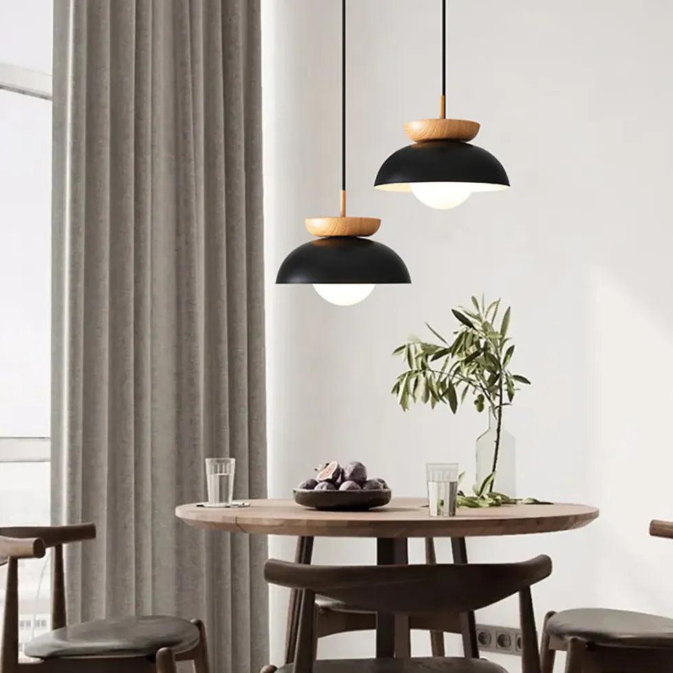 Double Hemisphere LED Modern Pendant Light - Clowas