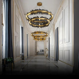 Double Vertical Stripes Industrial LED Chandelier - Clowas