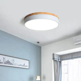 Drum Shaped Bedroom LED Flush Ceiling Lights - Clowas
