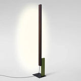 Dual-Color Straight Rod Minimalist Floor Lamp - Clowas