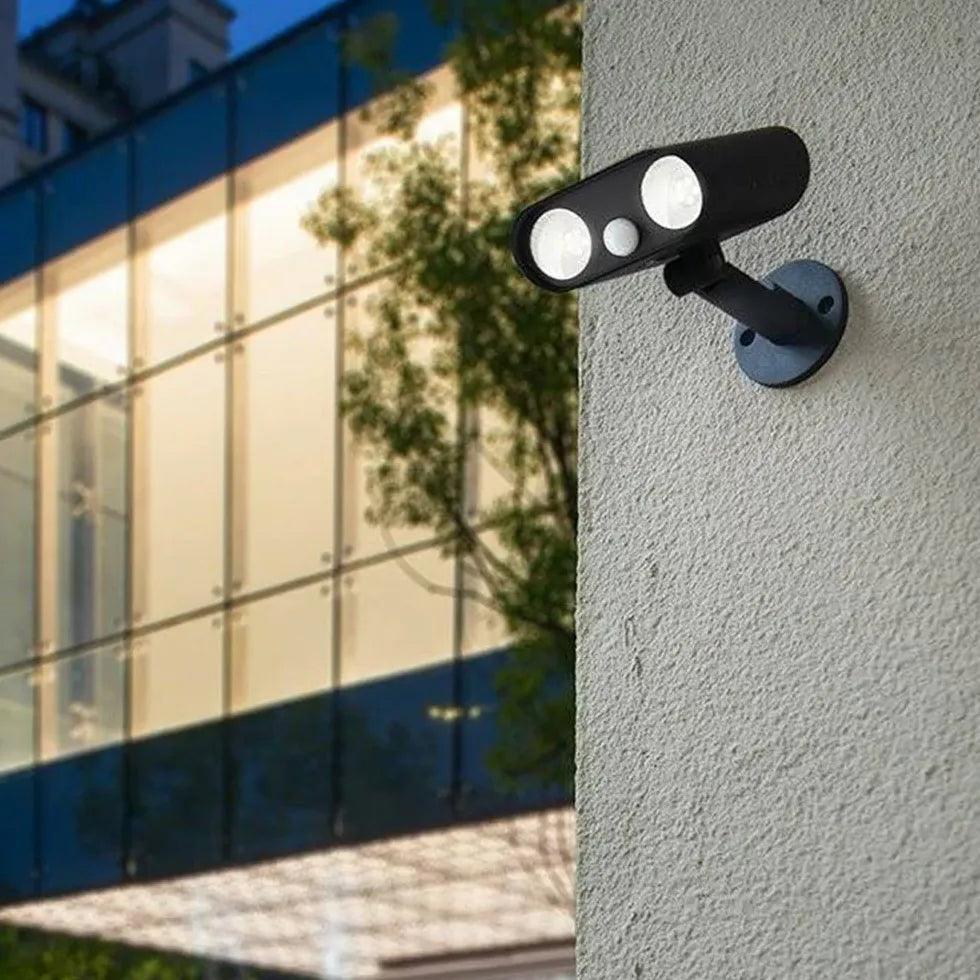 Dual head Solar Sensor outdoor Wall Lights - Clowas