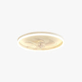 Edge LED Strip Minimalist Round Fan Light - Clowas