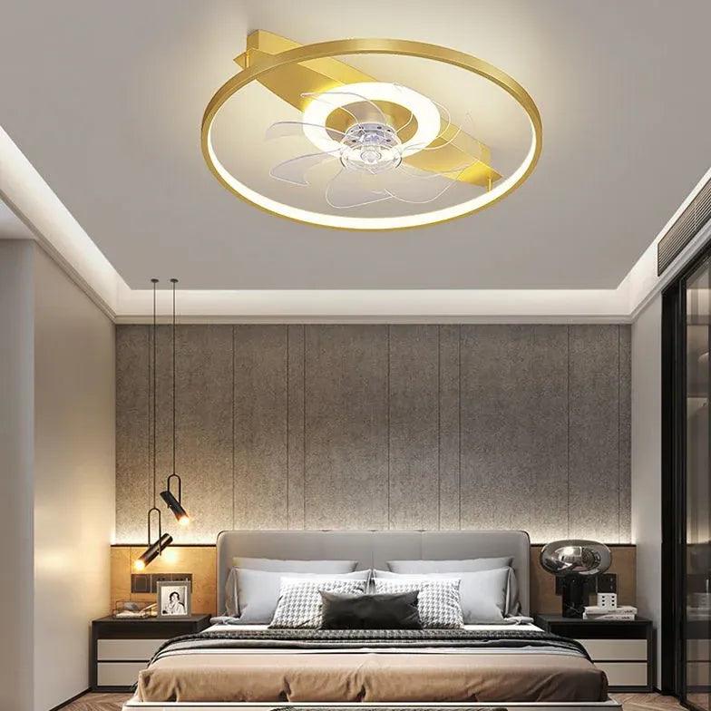 LED Outer Ring Modern Fan Light - Clowas