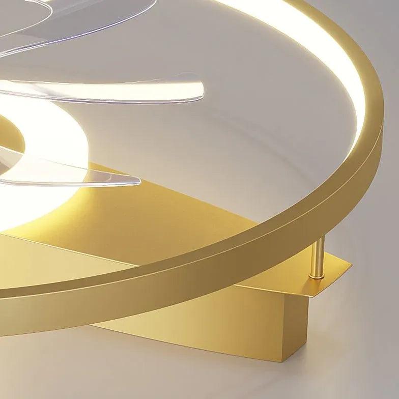 LED Outer Ring Modern Fan Light - Clowas