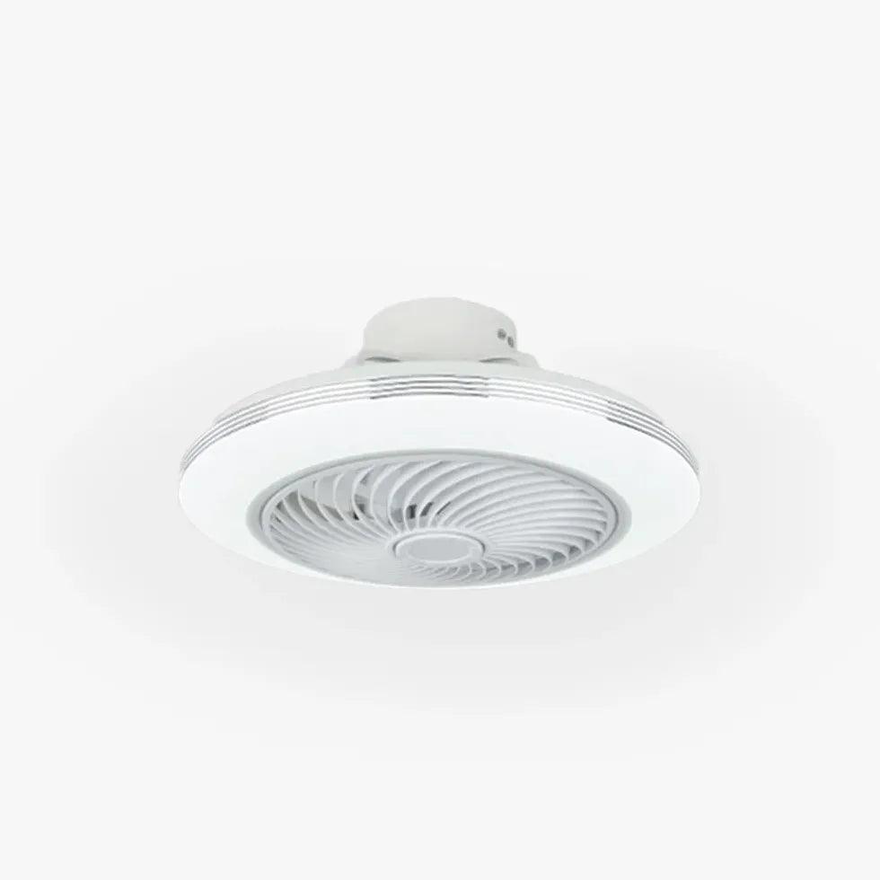 Remote-Controlled Round Modern Bedroom Fan Light - Clowas