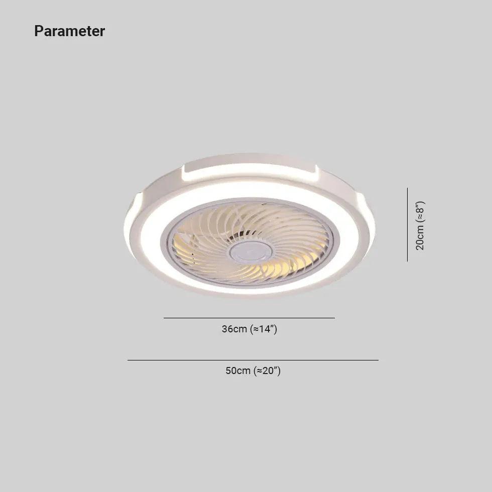 Ring-shaped LED White Kitchen Fan Light - Clowas