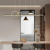 Modern Geometric Pendant Light for Dining Room