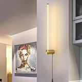 Linear Metal Plug in Wall Lights - Clowas