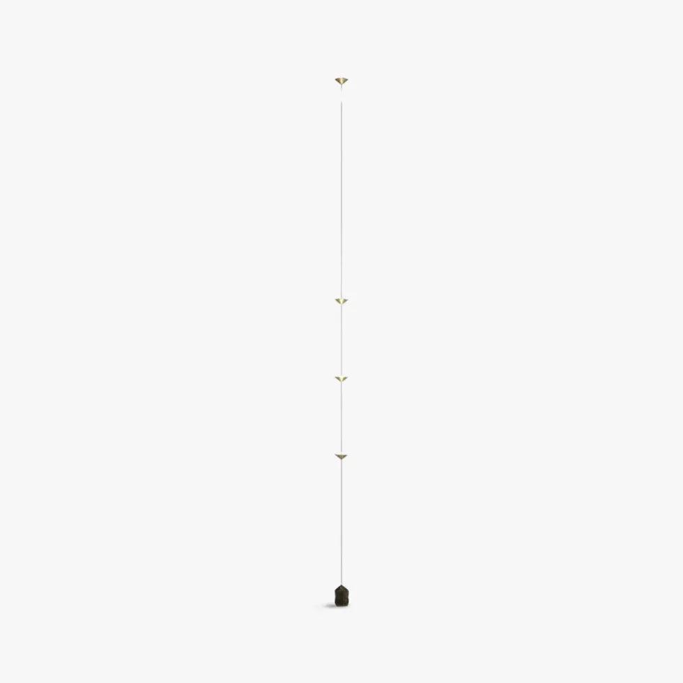 Disc Lampshade Linear Minimalist Corner Floor Lamp - Clowas