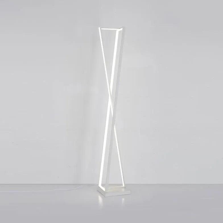 X-Shaped White Plug Tripod Floor Lamp - Clowas
