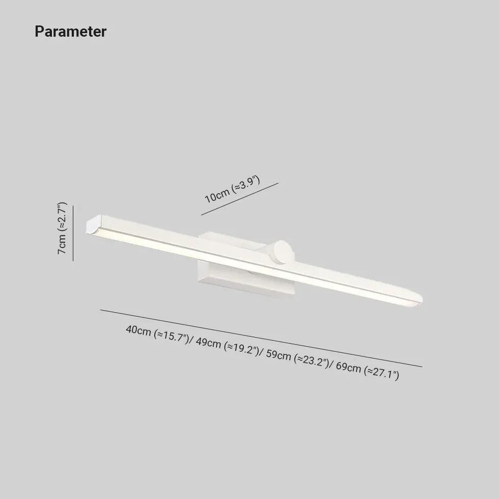 White Linear Bathroom Mirror Lights - Clowas