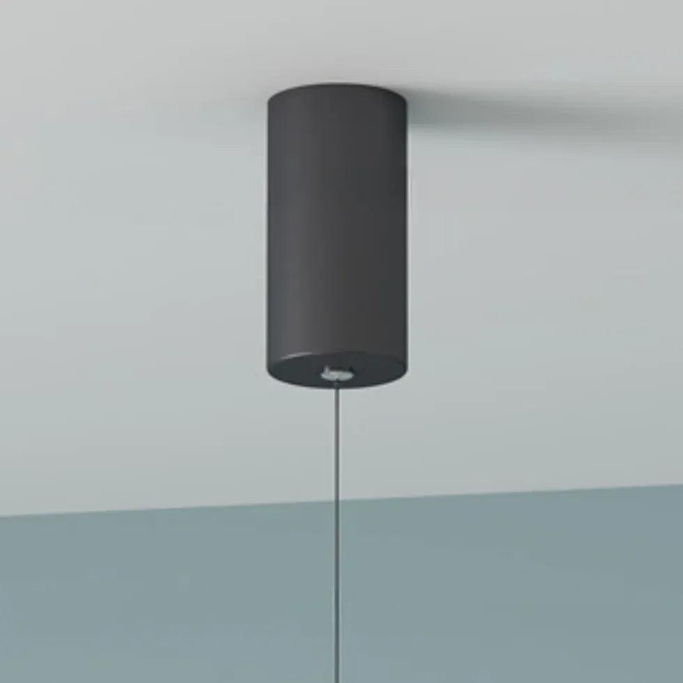 Linear Black LED Bedroom Pendant Light - Clowas