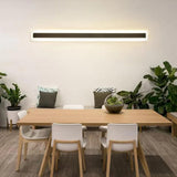 Black Modern Long LED Wall Lights - Clowas