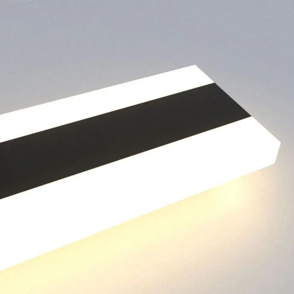 Black Modern Long LED Wall Lights - Clowas