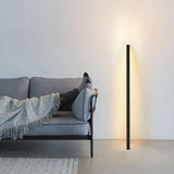 Black Rectangular Linear LED Floor Lamp - Clowas