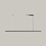 Linear Black LED Bar Pendant Light - Clowas