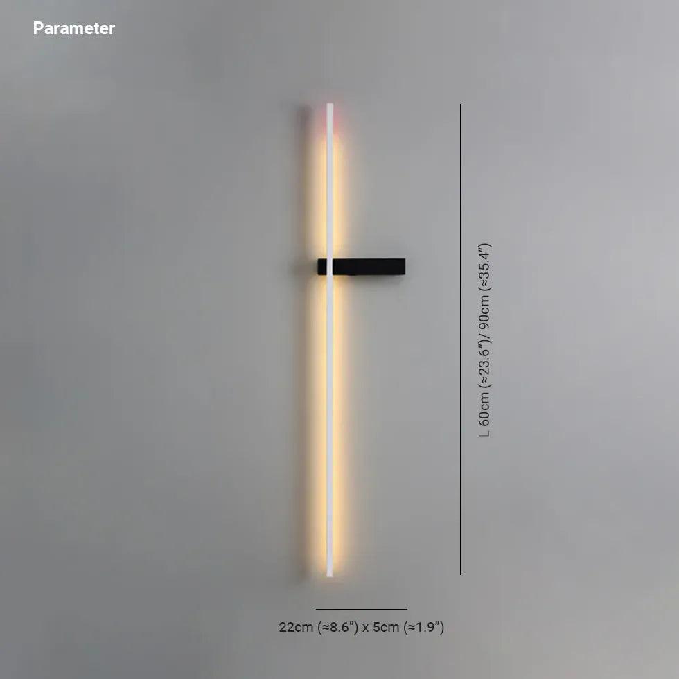 Minimalism Long LED Strip Modern Wall Lights - Clowas