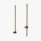 Vertical Linear Black Outdoor Wall Lights - Clowas
