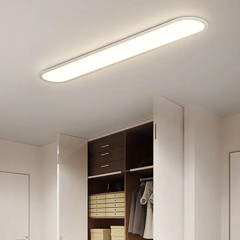 Oval White LED Recessed Ceiling Light - Clowas