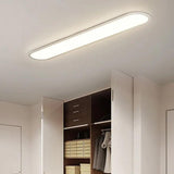 Oval White LED Recessed Ceiling Light - Clowas