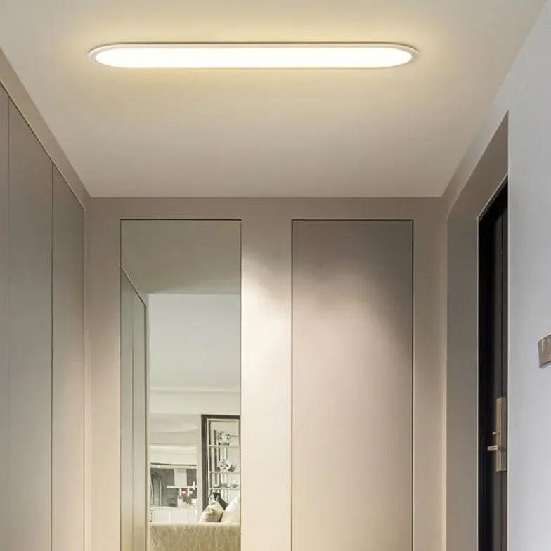 Oval White LED Recessed Ceiling Light - Clowas