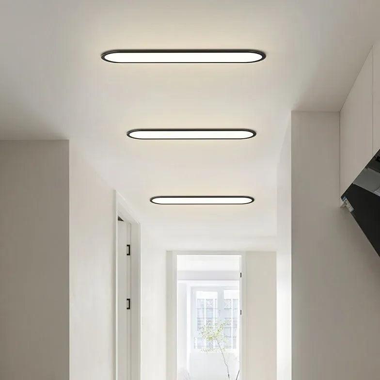 Oval White LED Recessed Ceiling Light - Clowas