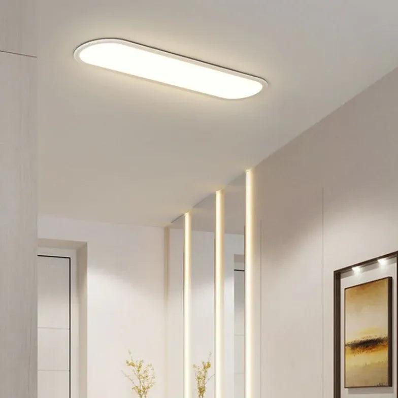 Oval White LED Recessed Ceiling Light - Clowas