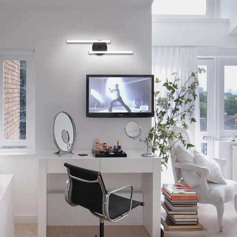 Dual Linear Round Led Modern Wall Lights - Clowas