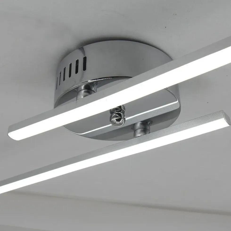 Dual Linear Round Led Modern Wall Lights - Clowas