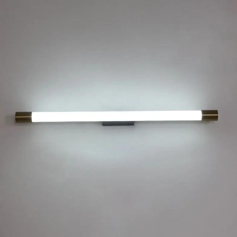 Gold Thin Tube Led Bathroom Mirror Lights - Clowas