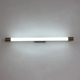 Gold Thin Tube Led Bathroom Mirror Lights - Clowas