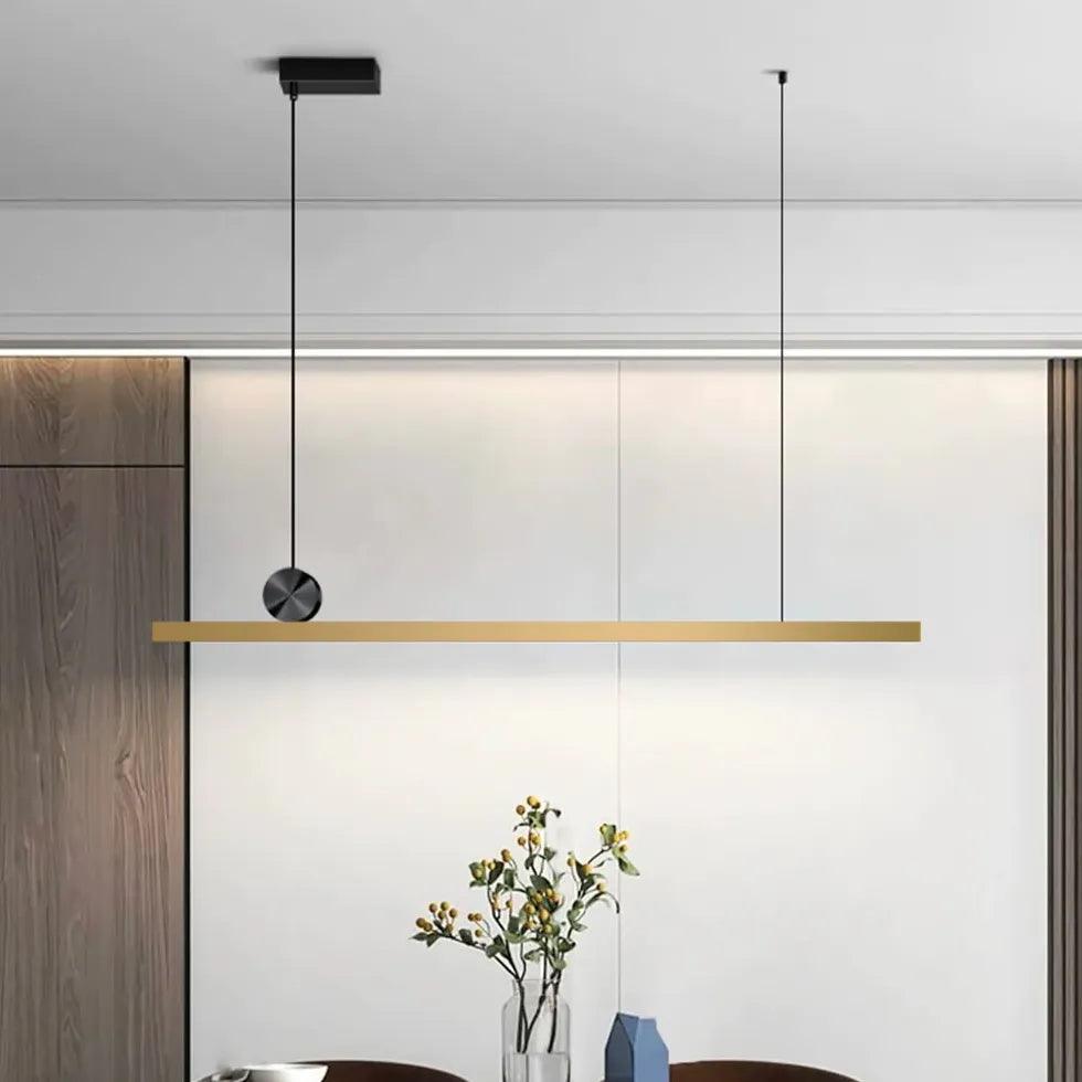 Minimally Linear Dining Room Pendant Light - Clowas