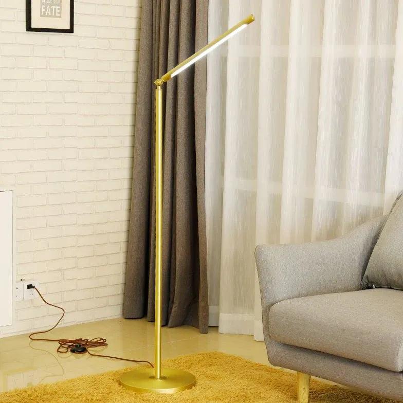 Gold Long Strip LED Floor Lamp - Clowas