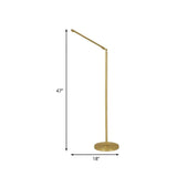 Gold Long Strip LED Floor Lamp - Clowas