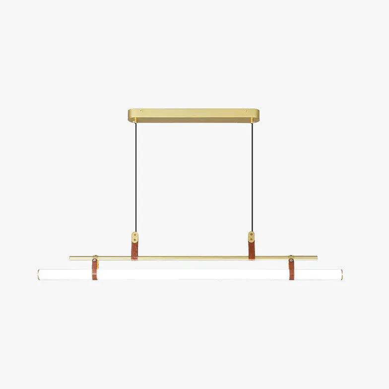 Tubular Metal LED Dining Room Pendant Light - Clowas