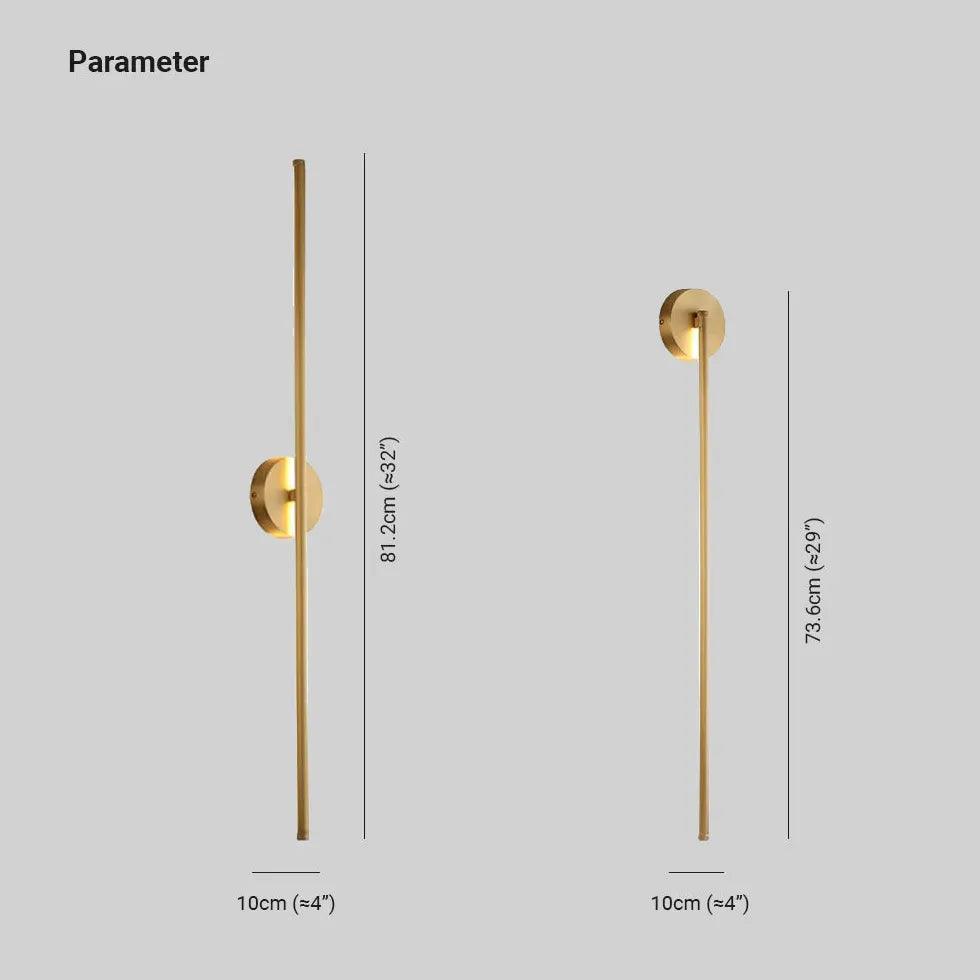 Nordic Wall Light Led Gold - Clowas