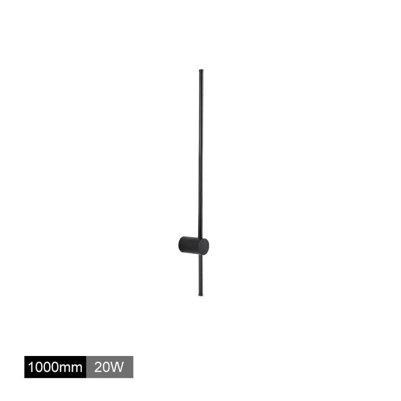 Black Linear Modern Wall Light - Clowas