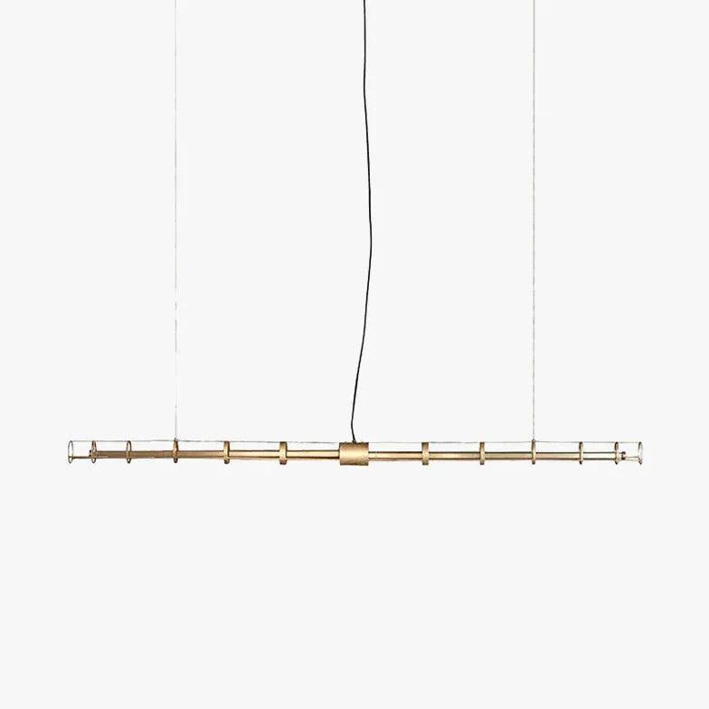 Tubular Gold Industrial LED Pendant Light - Clowas