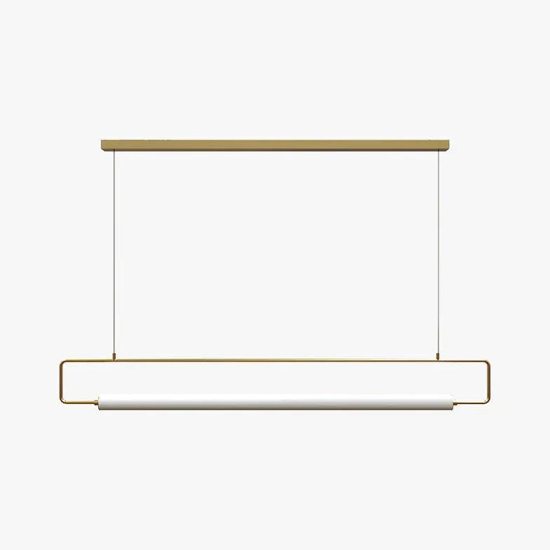 Black Rectangular Metal LED Pendant Light - Clowas