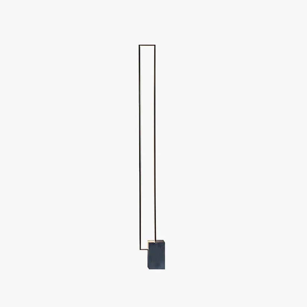 Rectangular Black LED Bedroom Floor Lamp - Clowas