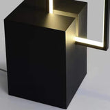 Rectangular Black LED Bedroom Floor Lamp - Clowas