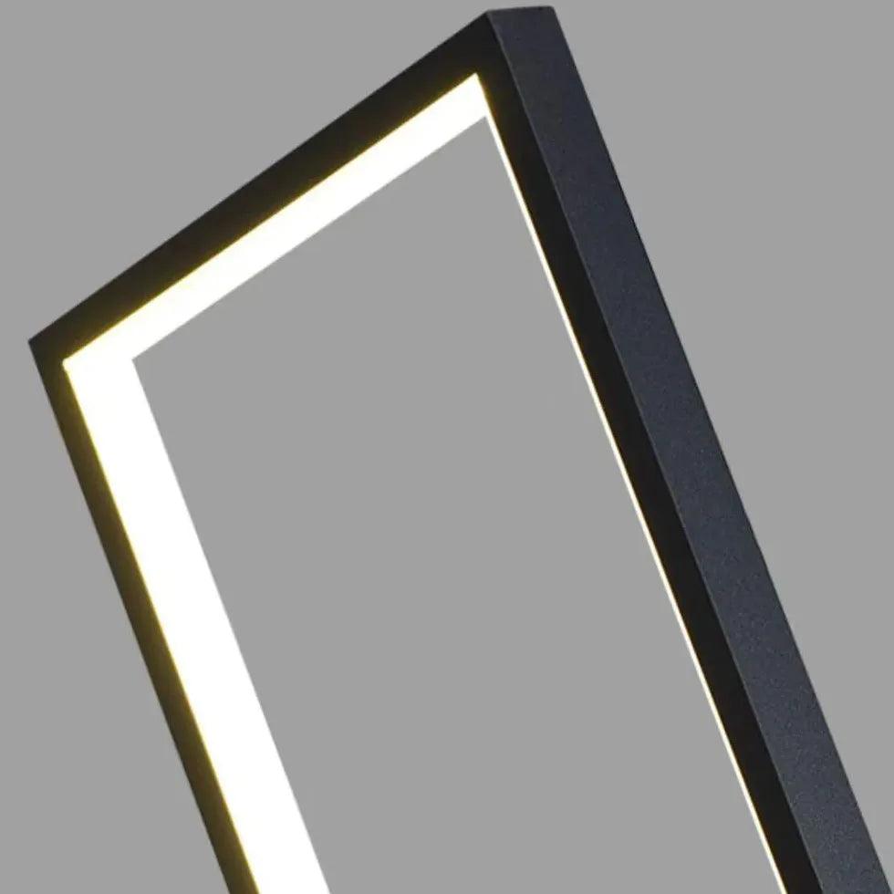 Rectangular Black LED Bedroom Floor Lamp - Clowas
