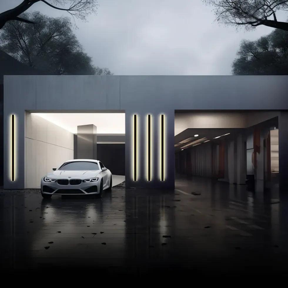 Modern Edge Outdoor Wall Light - Clowas