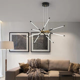 Black LED Branch Structure Chandelier - Clowas