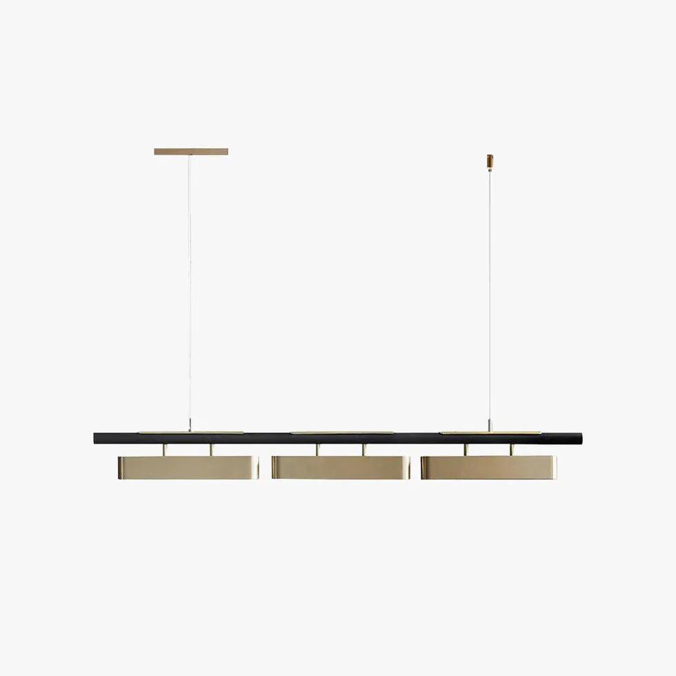 Linear Metal Dining Room LED Pendant Light - Clowas