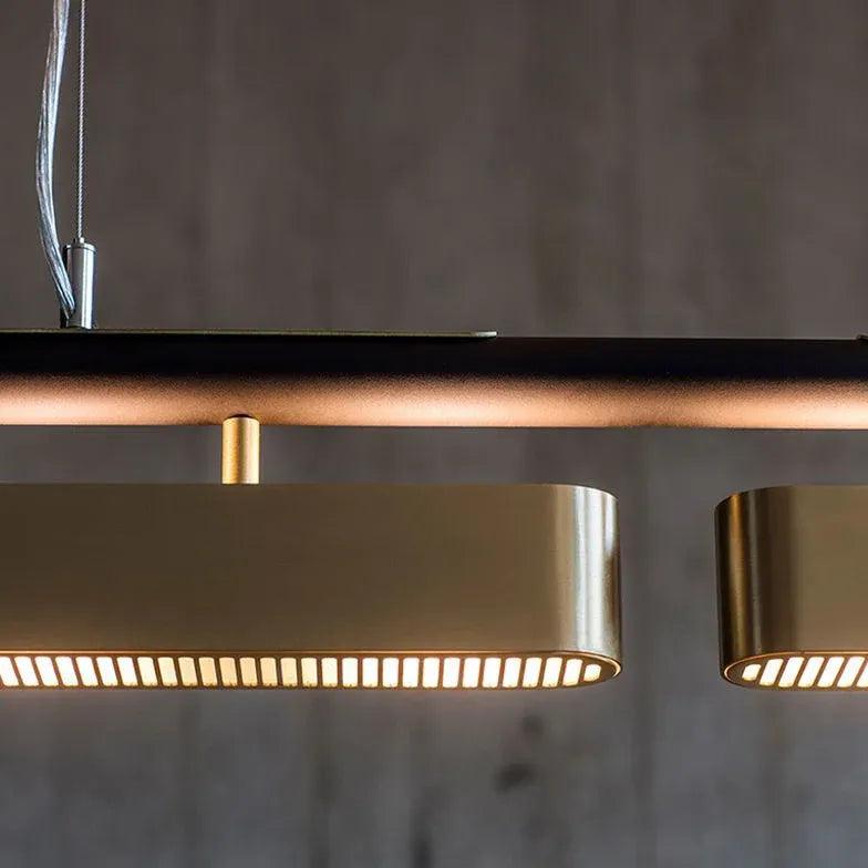 Linear Metal Dining Room LED Pendant Light - Clowas