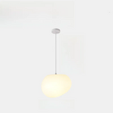 Nordic white pebble Pendant Light Dimmable for Dining Room
