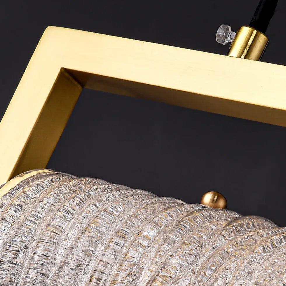 Elegant Gold Crystal for Dining Room Pendant Light - Clowas