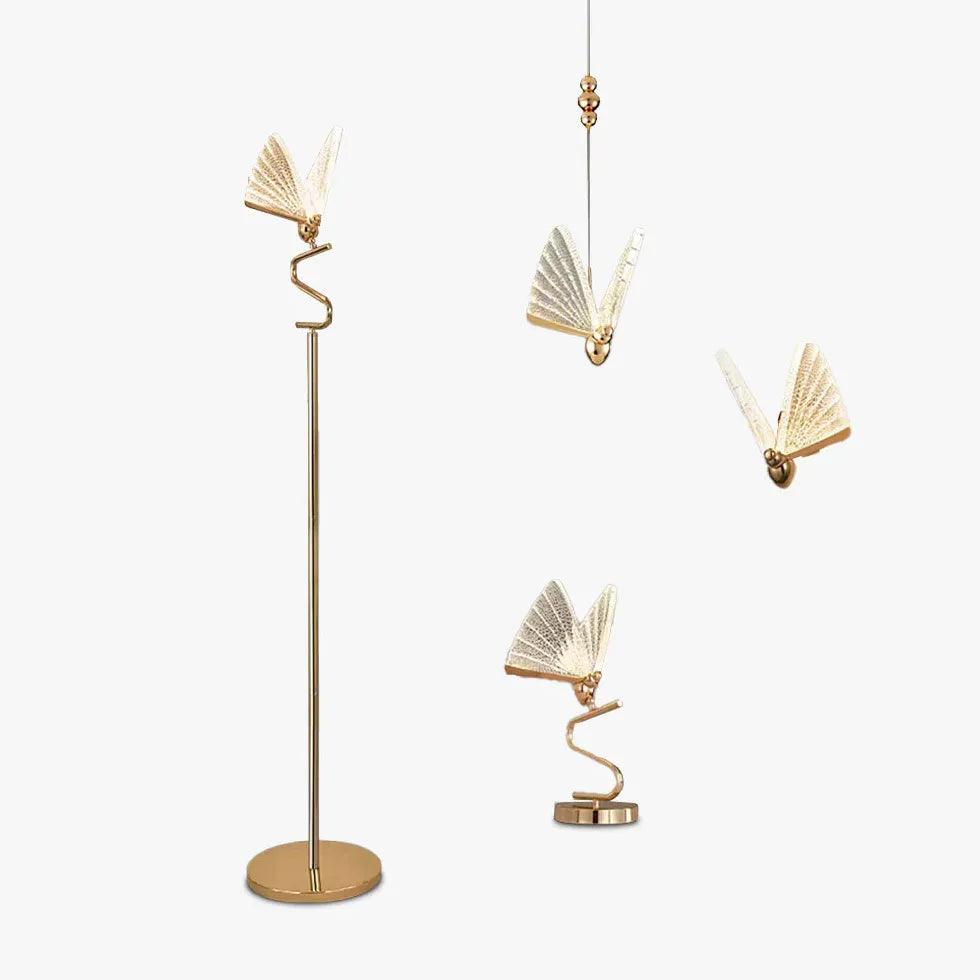 Elegant Wing Decorative Art Floor Lamp - Clowas